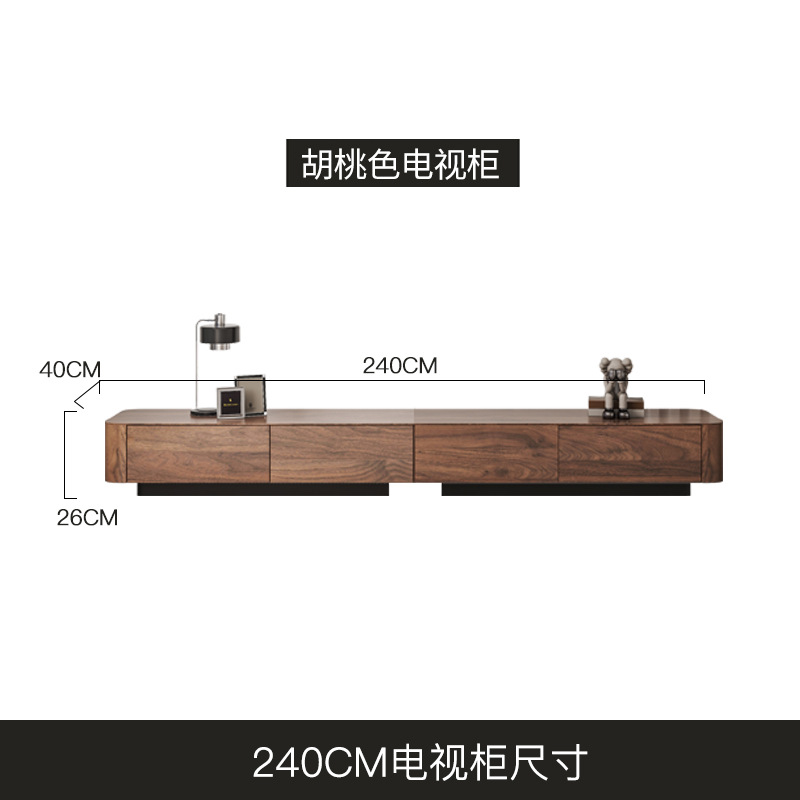 Mesa de té retro redonda de madera sólida de estilo italiano medieval moderna y simple sala de estar pequeña combinación de mesa de té doméstica