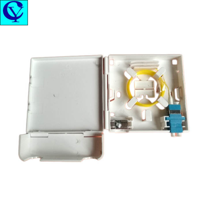 双口光纤信息桌面盒