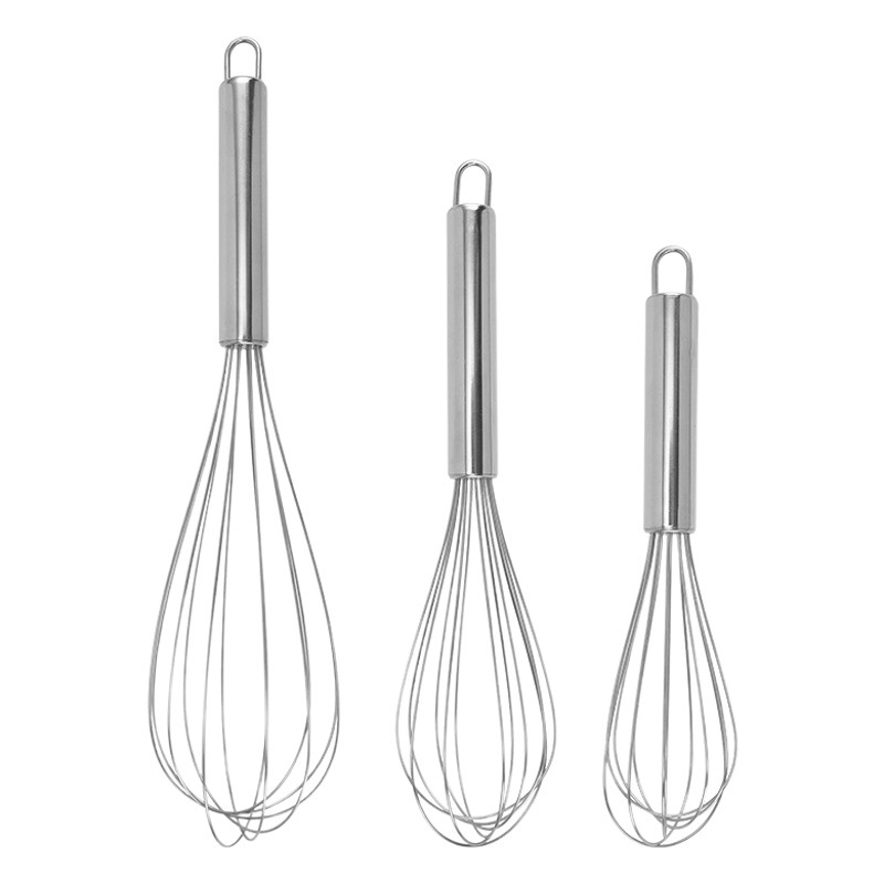 Food-Grade Stainless Steel Egg Beater Kitchen Baking Whisk Manual Egg Mixer Household Baking Tool