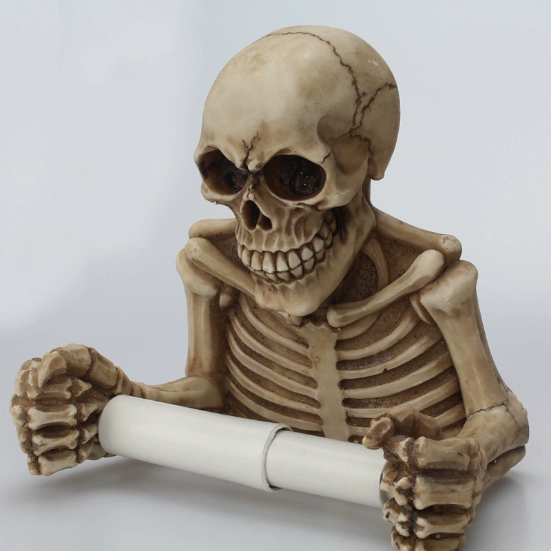 Creative 3D Stereon Skull Полотенце для стены - тип рулонной бумаги кухня, бар, туалет