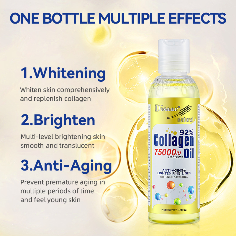 Disaar Cross-border Bone Collagen body oil Moisturizing Hydrating Brightening body Massage oil Wholesale body oil