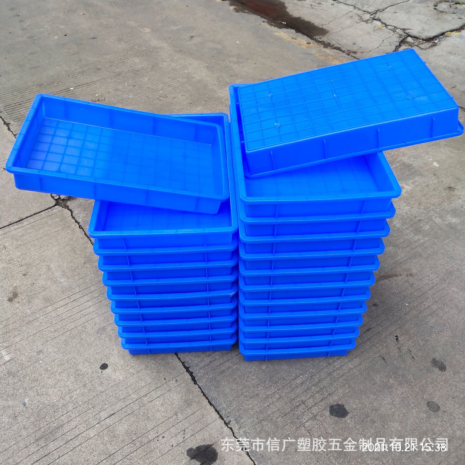 黄粉虫殖养盘绿色塑料周转盘黄色周转盒彩色螺丝盒零件盒塑料方盘