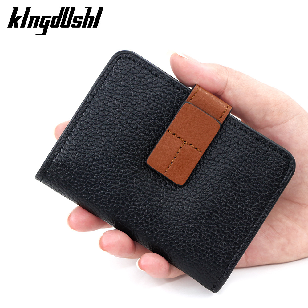 Nuevo tipo de bolsa de tarjetas de licencia de conducir exquisita bolsa de tarjetas de damas bolsa de tarjetas compacta ins viento red nicho diseño de contraste