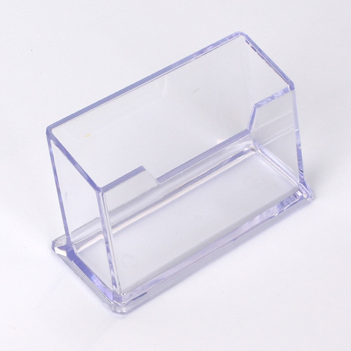 Wholesale business card box desktop transparent business card holder acrylic business card holder male business card holder hotel front desk card storage
