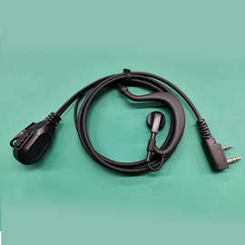 大国通对讲机耳机摩托配件K头M头通用型对讲电话机耳麦耳塞式