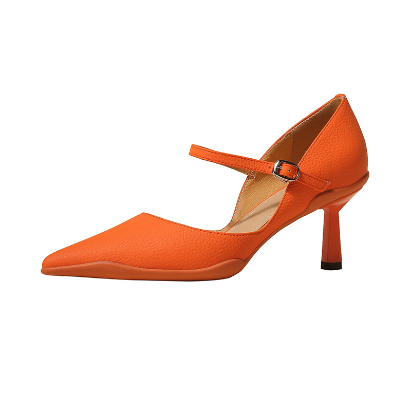 CHIKO Sinya Pointy Toe Stiletto Mary Jane Shoes