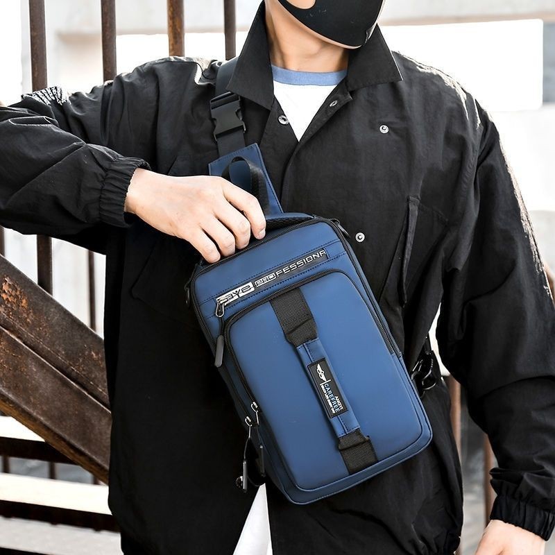 【三種類の背もたれ】多機能胸バッグ男性斜めショルダーバッグ小リュックサックリュックサック胸バッグ学生バッグ|undefined