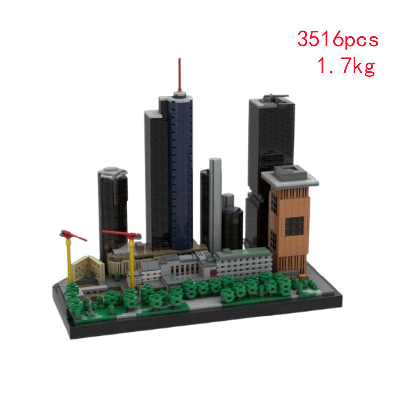 Kit de construction maquette architecture gratte-ciel_voghion.com