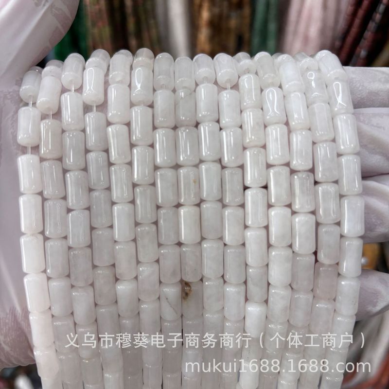 6 × 10 ミリメートル天然石ラウンドエッジ円筒ドラムビーズルースビーズ DIY ブレスレットネックレスジュエリーアクセサリー半完成品卸売|undefined