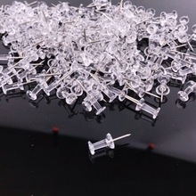 透明工字钉软木板美术生绘画大号加长ins创意可爱按钉美工钉圆形