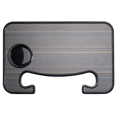 Car table board Table Dining Table Tractor - steering-wheel-plate-holder-wood-grain-brown