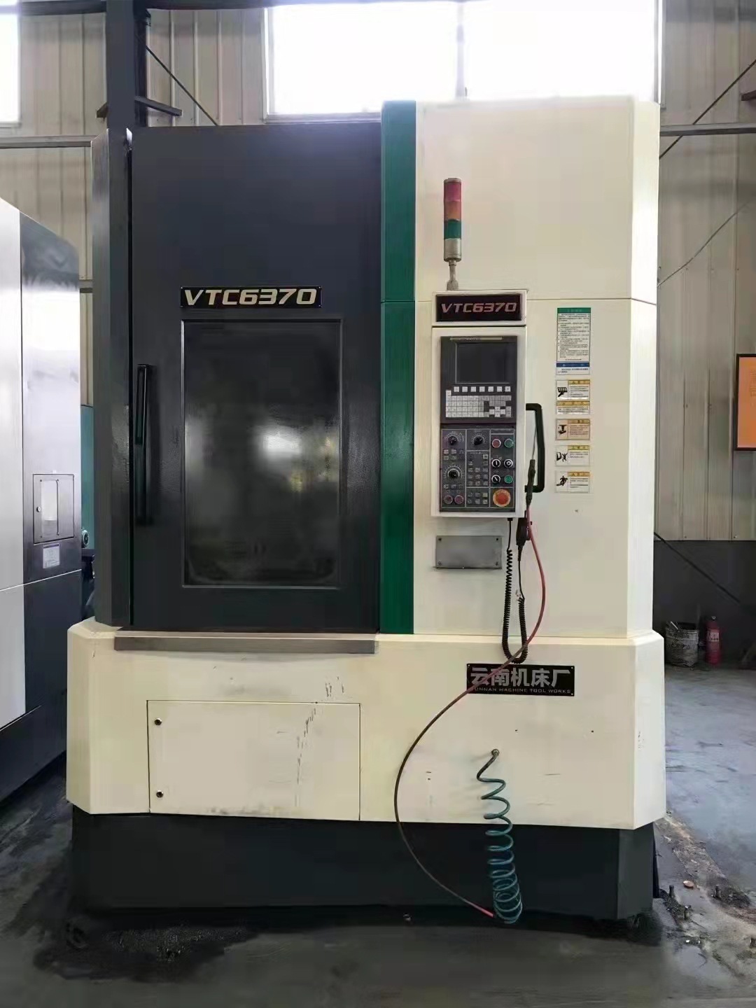 转让二手云南CY-VTC6370数控立式车床二手数控立车