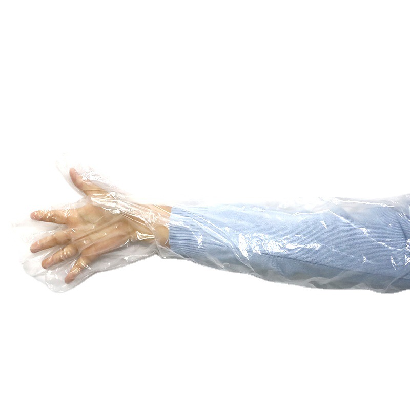 Waterproof disposable plastic non-slip gloves