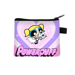 2024新飛天小女警零錢包學生兒童卡通卡包大容量耳機收納包包批發