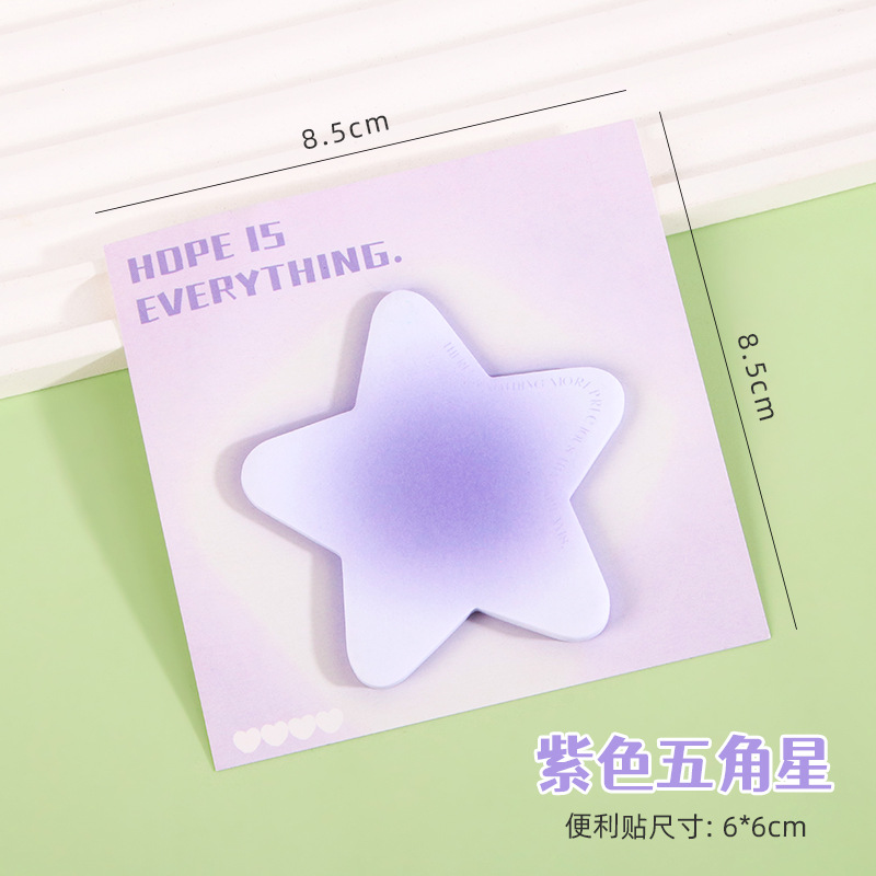 Colocado en forma extraña en el viento de alto nivel de los estudiantes mensaje de nota pegada mano desgarrador notebook al por mayor