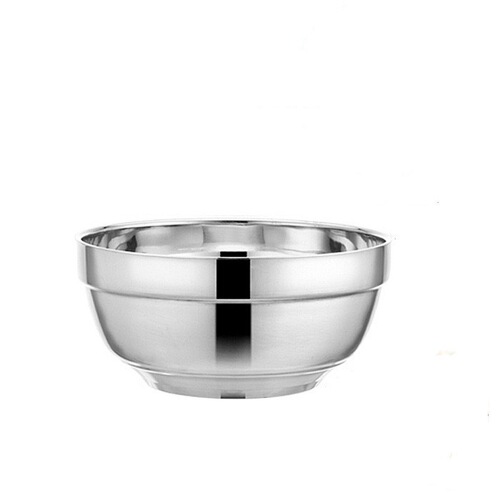 316 stainless steel bowl food grade double-layer insulated platinum bowl children's bowl baby soup bowl canteen rice bowl toddler bowl