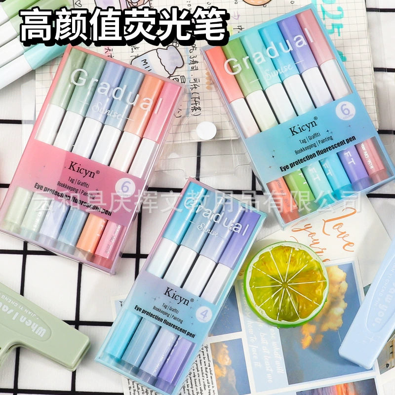 Fluorescence capacious set, wholesale, gradient