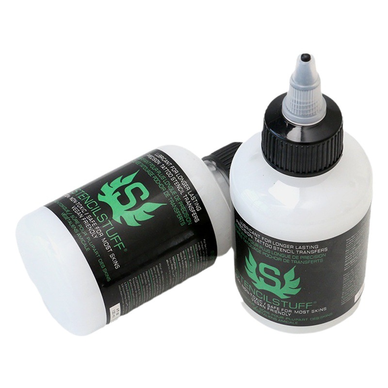 Aceite transfronterizo 4oz120ml de la transferencia de la práctica del bordado del tatuaje con el dispositivo profesional del tatuaje del uso del papel de transferencia