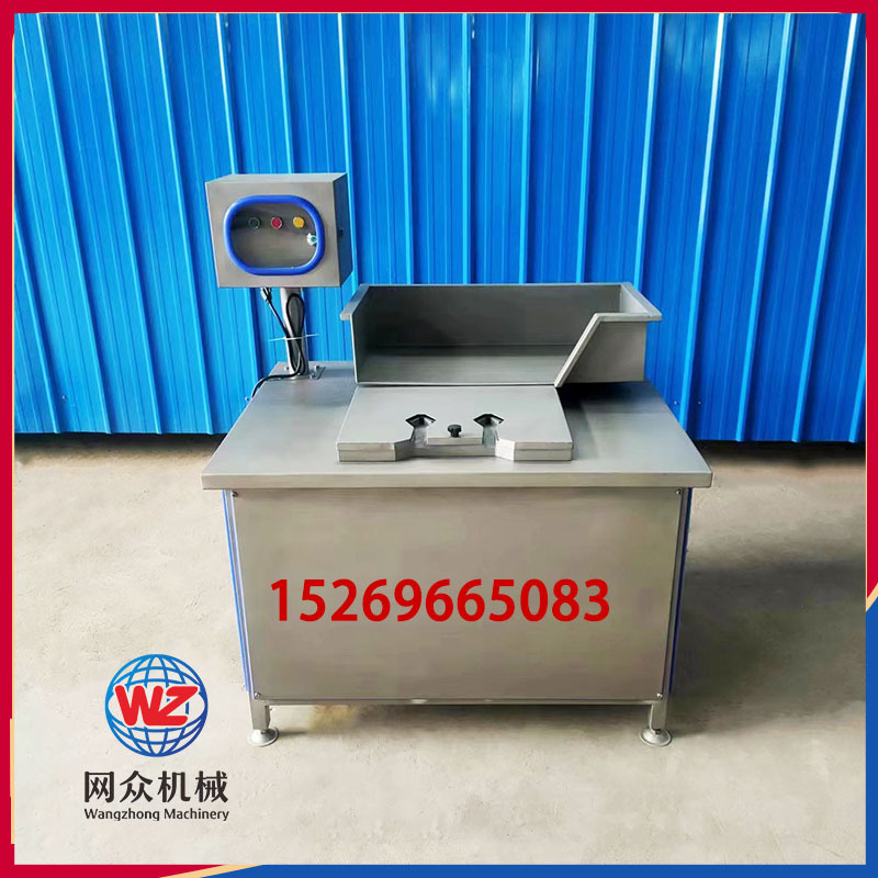 Máquina de corte de dedos de garra de pollo de acero inoxidable Máquina de corte de uñas de garra de pollo de garra de Phoenix de doble estación Equipo de corte de dedos