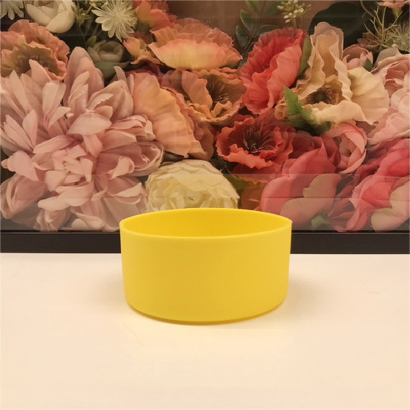 Cubierta de taza de aislamiento de 9cm10cm, posavasos de silicona, cubierta de taza escolar, cubierta antideslizante de Kulomi, linda