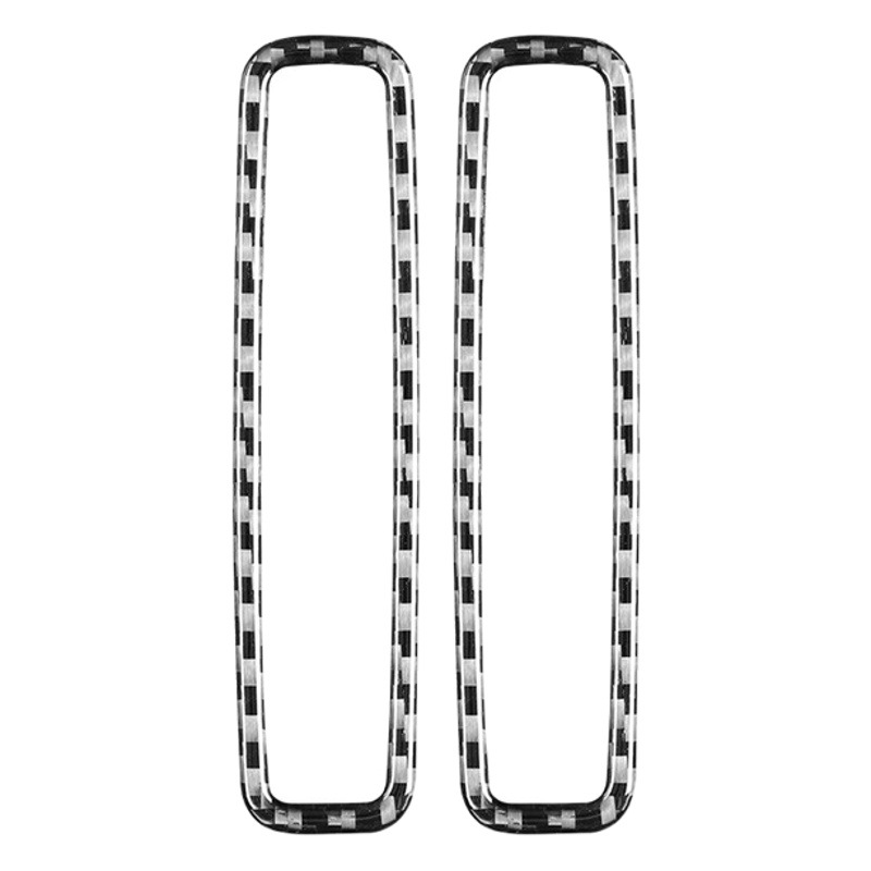 Adecuado para 10-17 Palmela piezas de modificación interior Puerta de fibra de carbono B columna salida de aire pegatinas decorativas