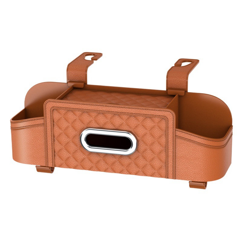 Asiento trasero del coche caja de almacenamiento bolsa colgante caja de almacenamiento multifuncional asiento trasero del coche caja de almacenamiento suministros de decoración del coche