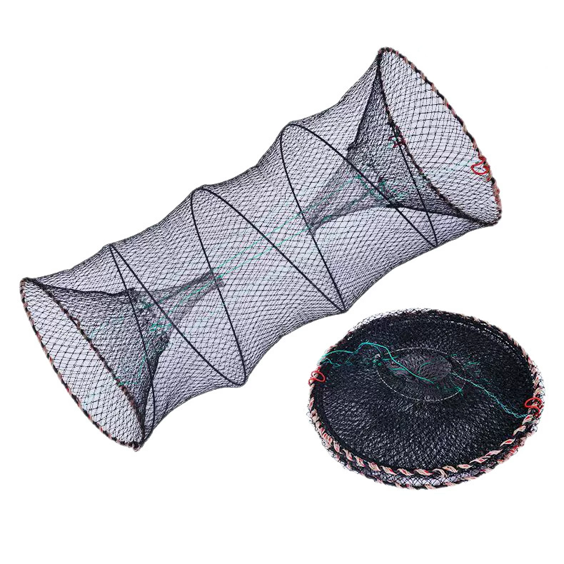 Заводская оптовая продажа клетки для краба, клетка для креветок, crab fishing net crab net round folding fishing gear fishing net lobster net fishing