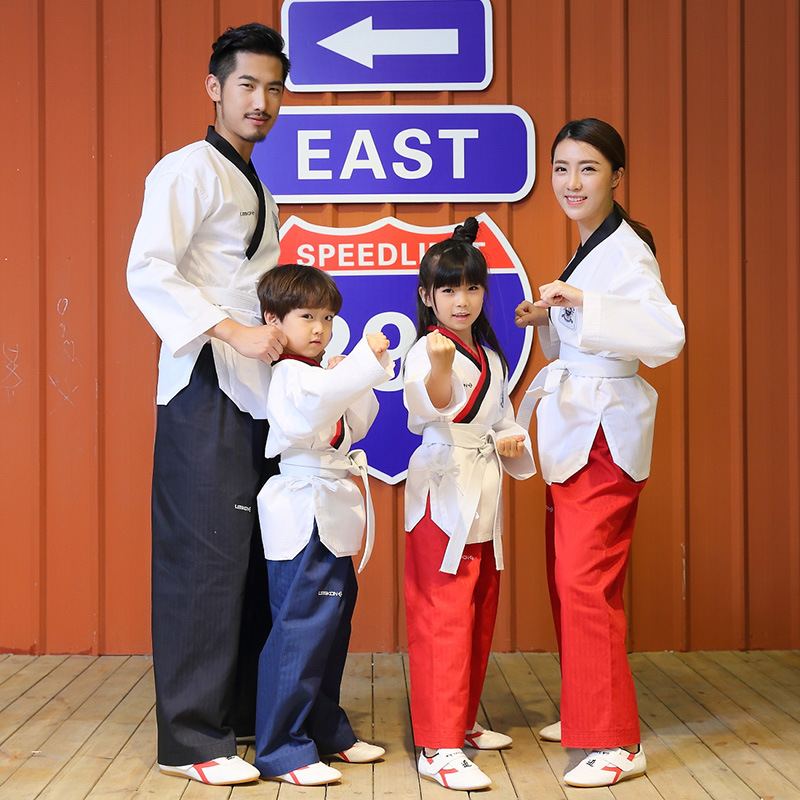Taekwondo Suit Adult Children Men and Women Taekwondo Performance Suit Product Suit Training Suit Coach Suit