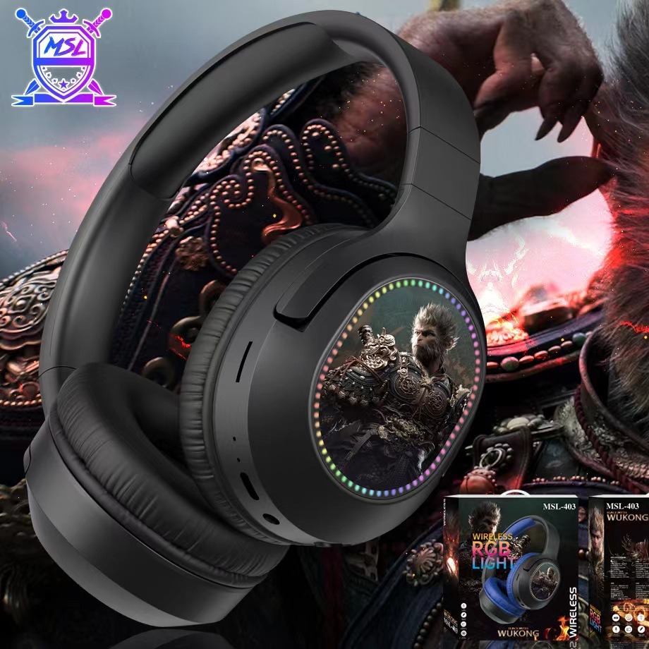 Transfronterizo WU KONG auriculares Bluetooth luminosos auriculares móviles inalámbricos juegos deportivos regalos auriculares fabricantes image 3