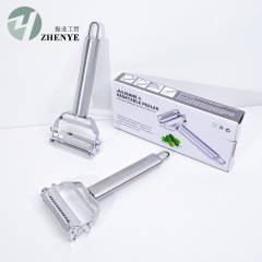 Factory direct sales stainless steel double-head planer multi-functional melon planer fruit peeler two-in-one fruit potato peeler