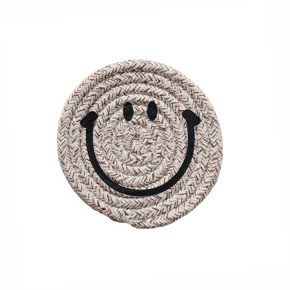 Coaster té posavasos ins estilo anti-escaldado estera de la olla cuerda de algodón tejida de aislamiento mantel estera del Tazón lindo mantel estera del aislamiento