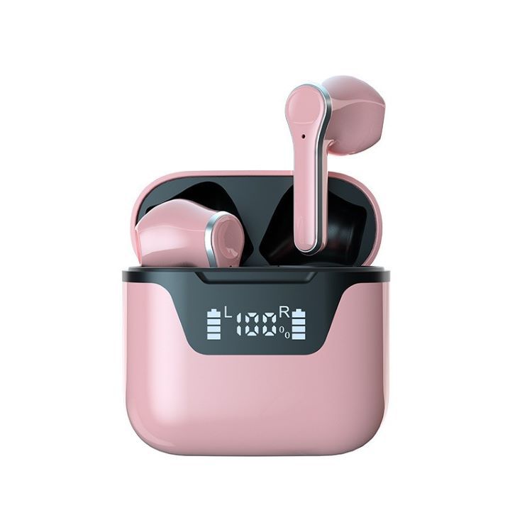 Private wireless Bluetooth earphones with low latency touch digital display 5.2U16 S25_voghion.com