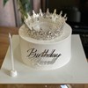 Cross -border INS Wind Birthday Princess Yayli Cake Side Decoration Queen Birthday Happy Birthday Cake Decoration