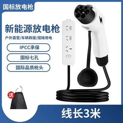 Changan Deep Blue G318/Sl03/S7I Discharge Gun Power Plug Strip 4000W New Energy Vehicle Conversion Power Plug (Elektrikli avtomobil şarj stansiyaları) - discharge-gun-3m