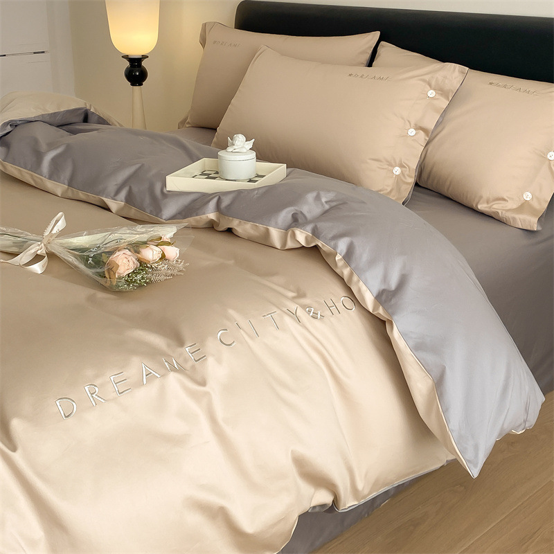 더블배색 - 밀크티+브론즈그레이