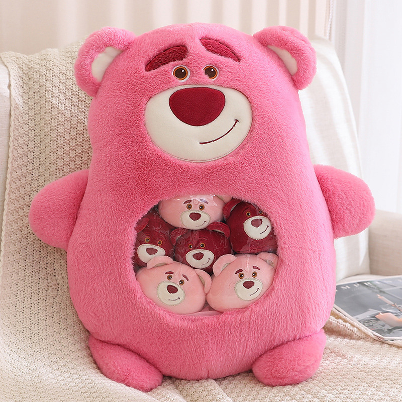 Muñecas de dibujos animados transfronterizos una gran bolsa de muñecas de bocadillos almohada lindo juguete de peluche almohada de oficina al por mayor