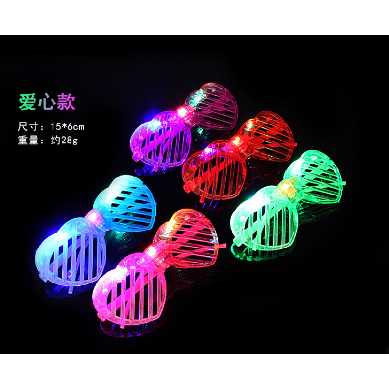 Obturas luminosas gafas LED parpadeo obturas bar accesorios hojas gafas de luz fría atmósfera juguetes al por mayor