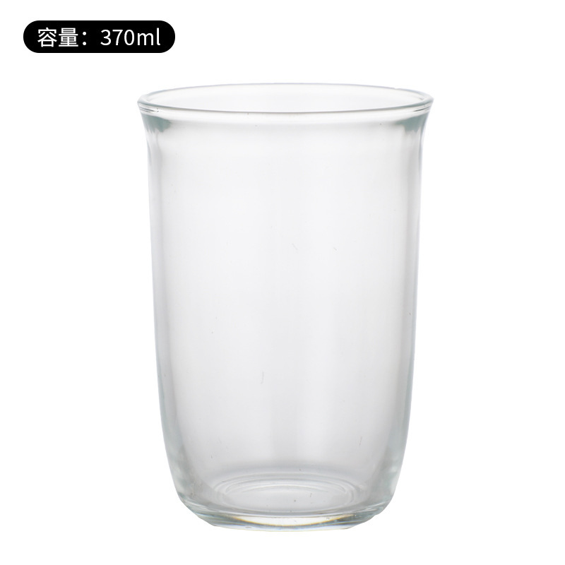 新款透明咖啡杯透明玻璃杯简约ins风家用水杯办公室创意卡通杯子|undefined