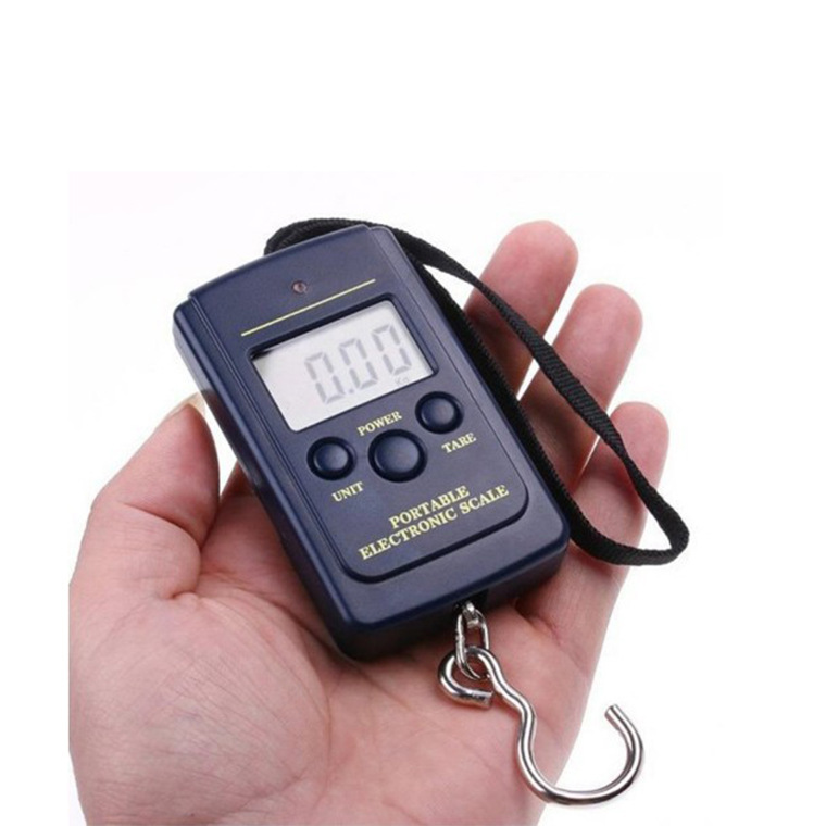 Tragbare elektronische Personenwaage, Reisegepäckwaage, Hängewaage, Postwaage, Handwaage mit Haken, Mini-Digitalwaage