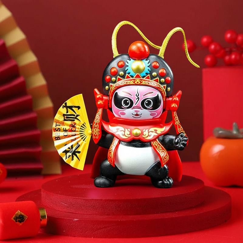 Ópera de Sichuan cara cambiante muñeca creativa Ópera de Pekín maquillaje facial muñeca TikTok puesto de juguete Chengdu regalo de viaje pequeña muñeca