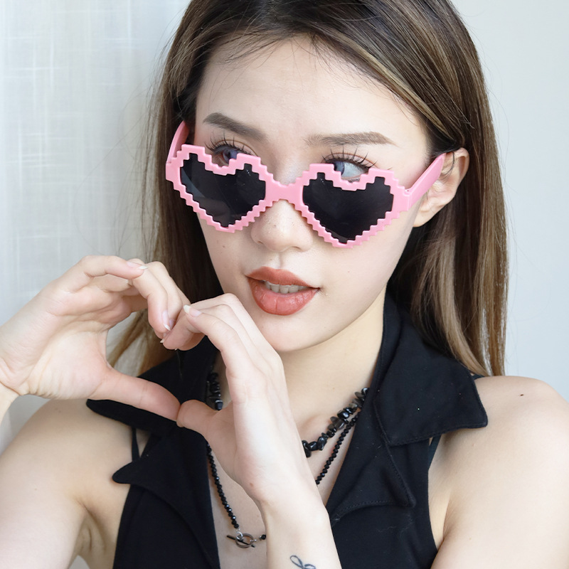 Gafas Decorativas de Corazón para San Valentín de Plástico ABS para Fiestas y Celebraciones