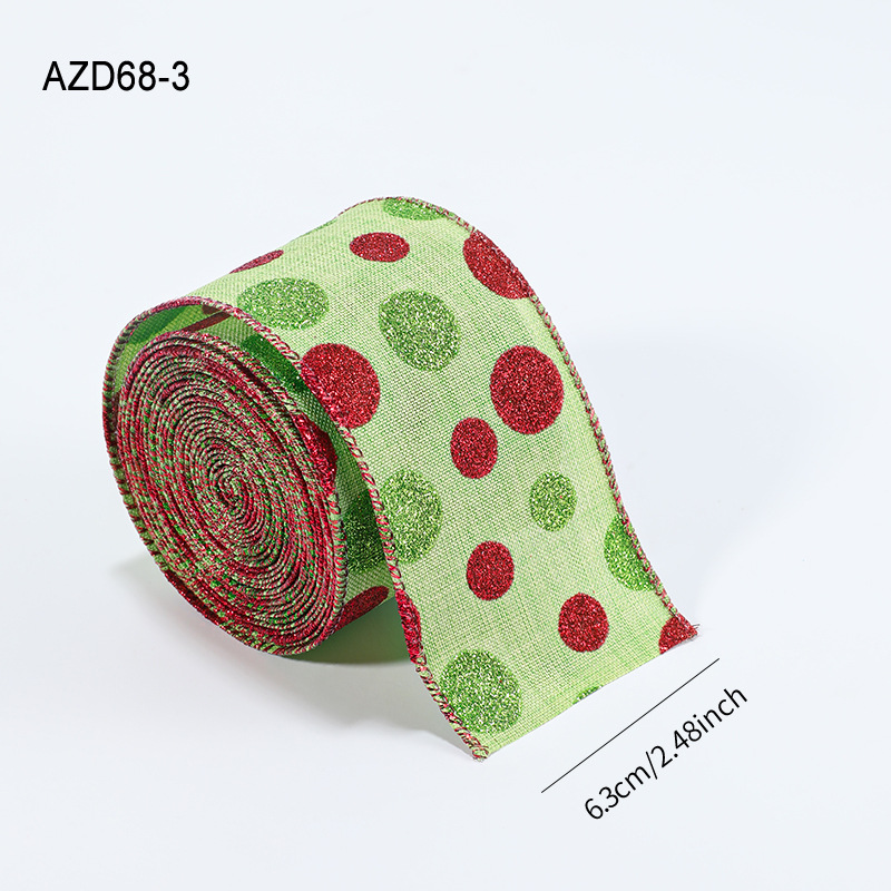 Ribbon de Navidad rayas de color ribbon minimalista árbol de Navidad guirnaldas decoración de regalo embalaje arco diseño de atmósfera