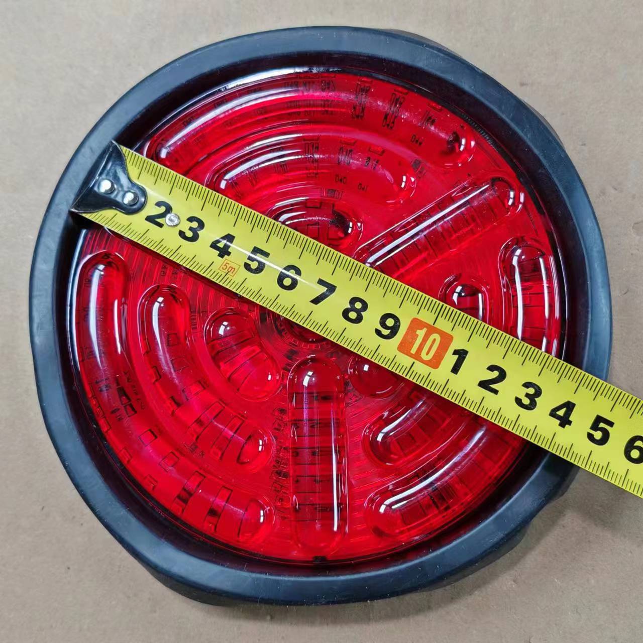 24V truck 5inch rubber light LED trailer tail light CIMC large truck brake light driving light reverse turn signal