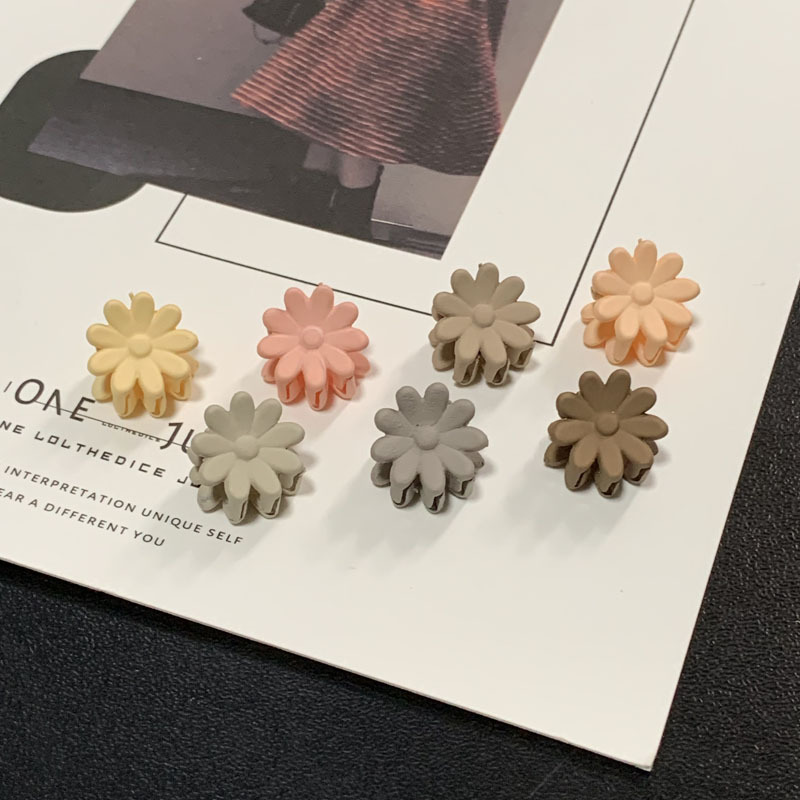 1,5 CM flor clip Daisy horquilla de color trenzado para niños horquilla rota horquilla clip superior bebé horquilla accesorios para el cabello