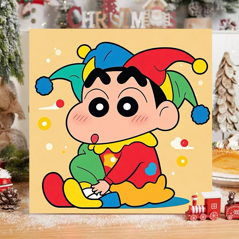 现货批发数字油画diy填色儿童简约手绘涂鸦新中式摆摊丙烯油画|undefined