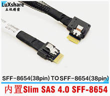 Slimline 4.0SFF-8654��SFF-8654 38pin SAS4.0������/�B�Ӿ�24g