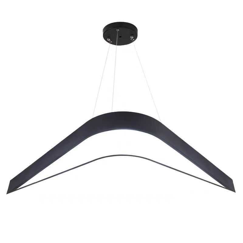 V-shaped cola de golondrina lámpara de modelado gimnasio centro comercial pasillo flecha industrial iluminación de viento industrial flecha de viento