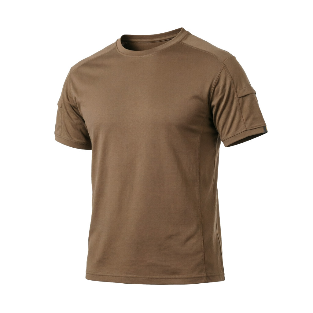 Camiseta Táctica de Manga Corta de Secado Rápido 2ª Gen de Poliéster Transpirable para Senderismo
