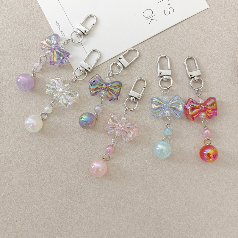 New Three-Dimensional Laser Butterfly Keychain, Girly Backpack Glow-In-The-Dark Pendant, AirPods Protective Case Decoration for Women New Three-Dimensional Laser Butterfly Keychain, Girly Backpack Glow-In-The-Dark Pendant, AirPods Protective Case Decoration for Women