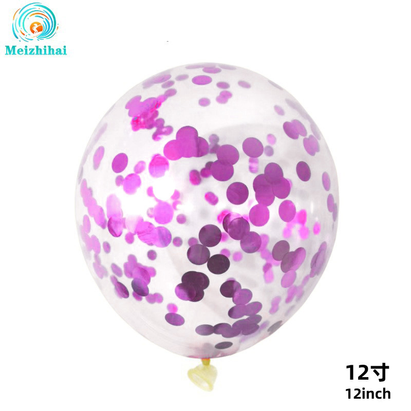 Bolas de lentejuelas rojo rosa, 100 unidades por paquete.